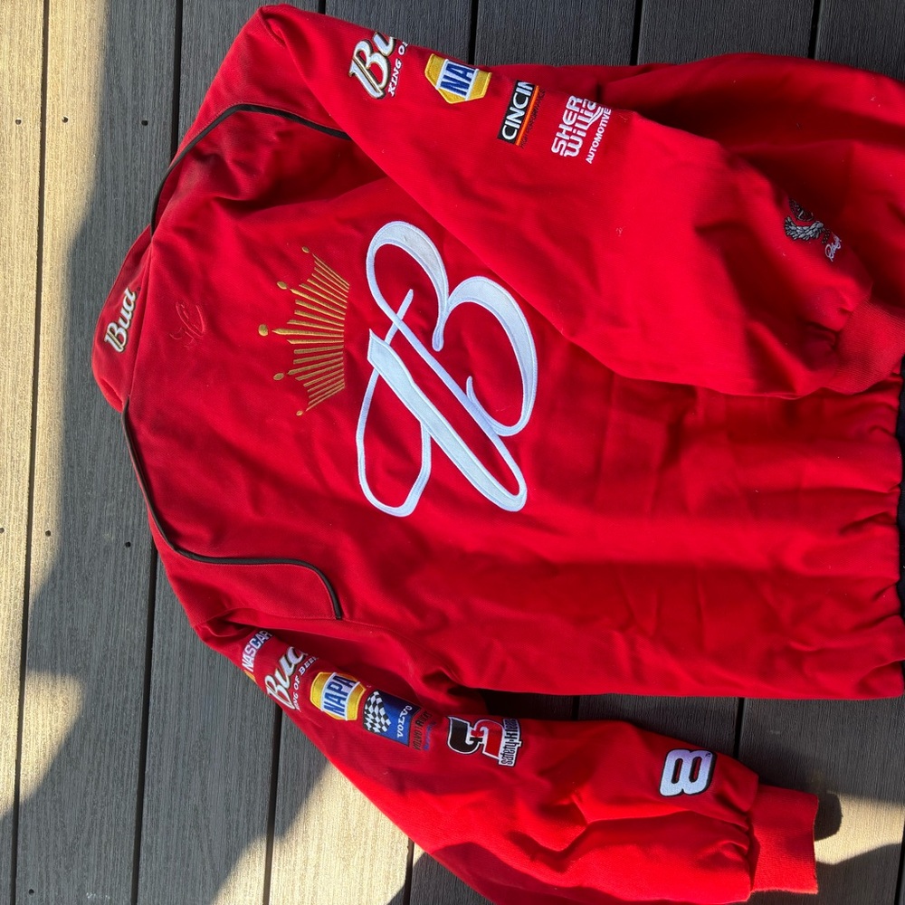 Budweiser NASCAR Red Racing Jacket - Picture 6 of 6